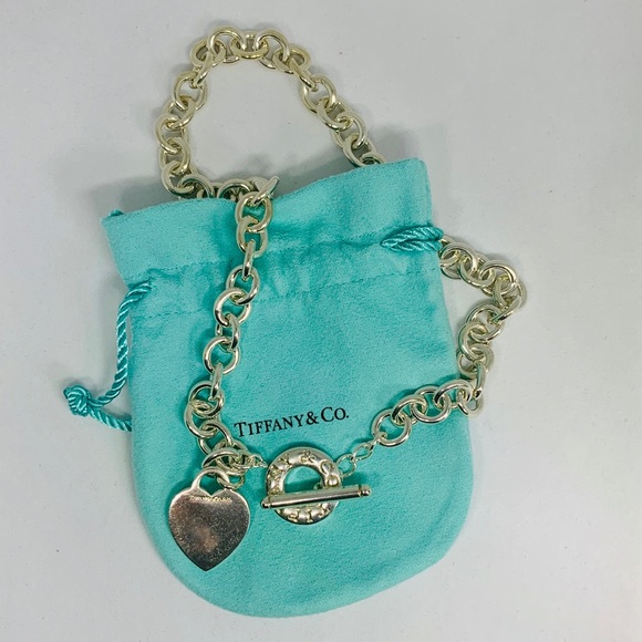 Tiffany & Co. Jewelry - Tiffany & Co. Chain Heart Toggle Necklace